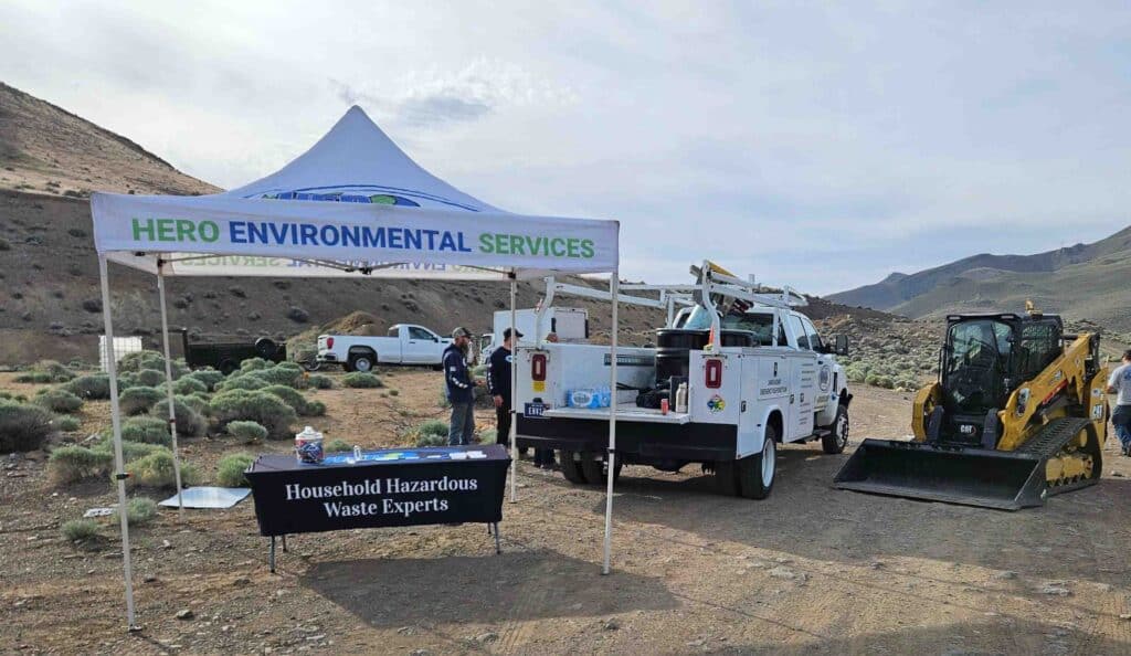 Illegal waste disposal cleanup